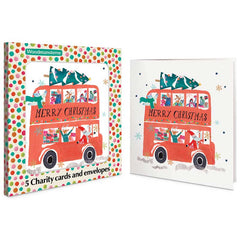Woodmansterne Red Bus Charity Christmas Cards (Pack of 5)