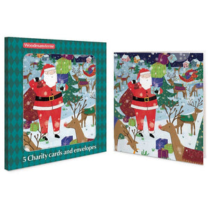 Woodmansterne Santa's Helpers Charity Christmas Cards (Pack of 5)
