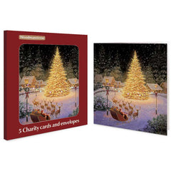 Woodmansterne Still The Night Charity Christmas Cards (Pack of 5)