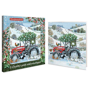 Woodmansterne Winter Farm Charity Christmas Cards (Pack of 5)