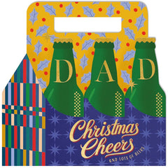 Woodmansterne Dad Beer Caddy Christmas Card