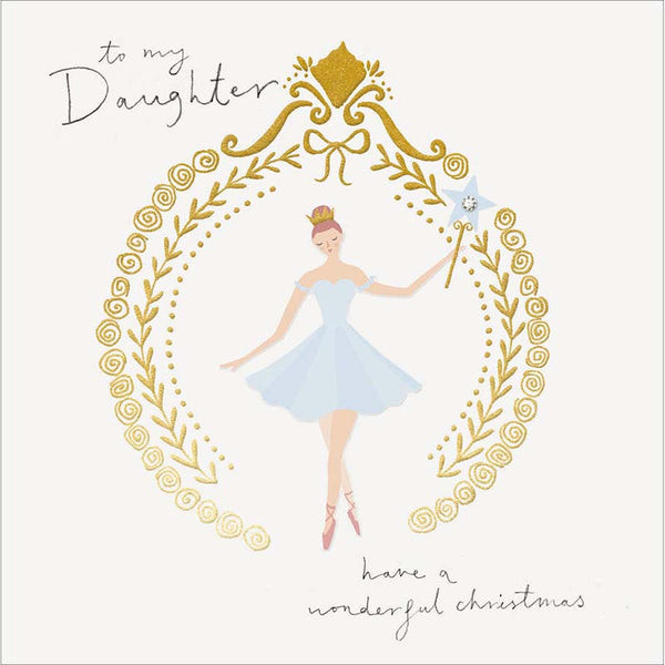 Woodmansterne Daughter Fairy Princess Christmas Card