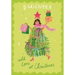 Woodmansterne Daughter Festive Fashion Christmas Card
