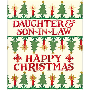 Woodmansterne Daughter & Son-In-Law Candle Christmas Card