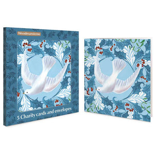 Woodmansterne Dove & Foliage Charity Christmas Cards (Pack of 5)