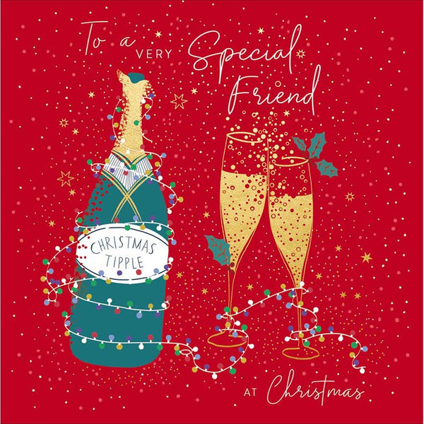 Woodmansterne Friend Christms Tipple Christmas Card