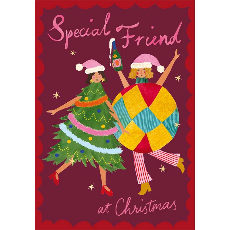 Woodmansterne Friend Costume Party Christmas Card