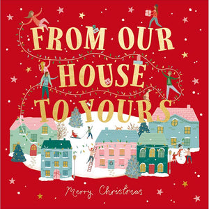 Woodmansterne From Our House To Yours Christmas Card