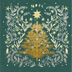 Woodmansterne Glorious Noel Tree Christmas Card