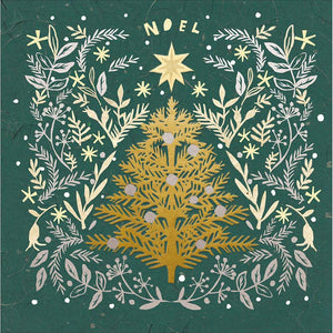 Woodmansterne Glorious Noel Tree Christmas Card