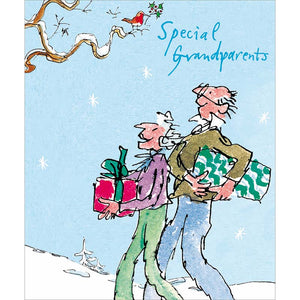 Woodmansterne Grandparents Special Delivery Christmas Card