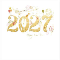 Woodmansterne Happy New Year 2027 Card