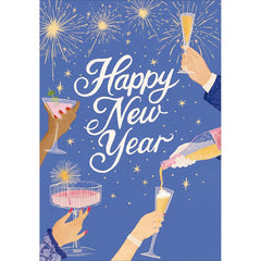 Woodmansterne Happy New Year Cheer Card