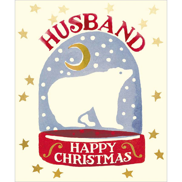 Woodmansterne Husband Polar Bear Christmas Card