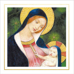 Woodmansterne Madonna With Child Christmas Card