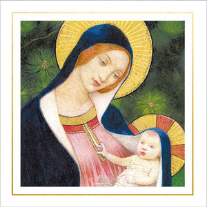 Woodmansterne Madonna With Child Christmas Card