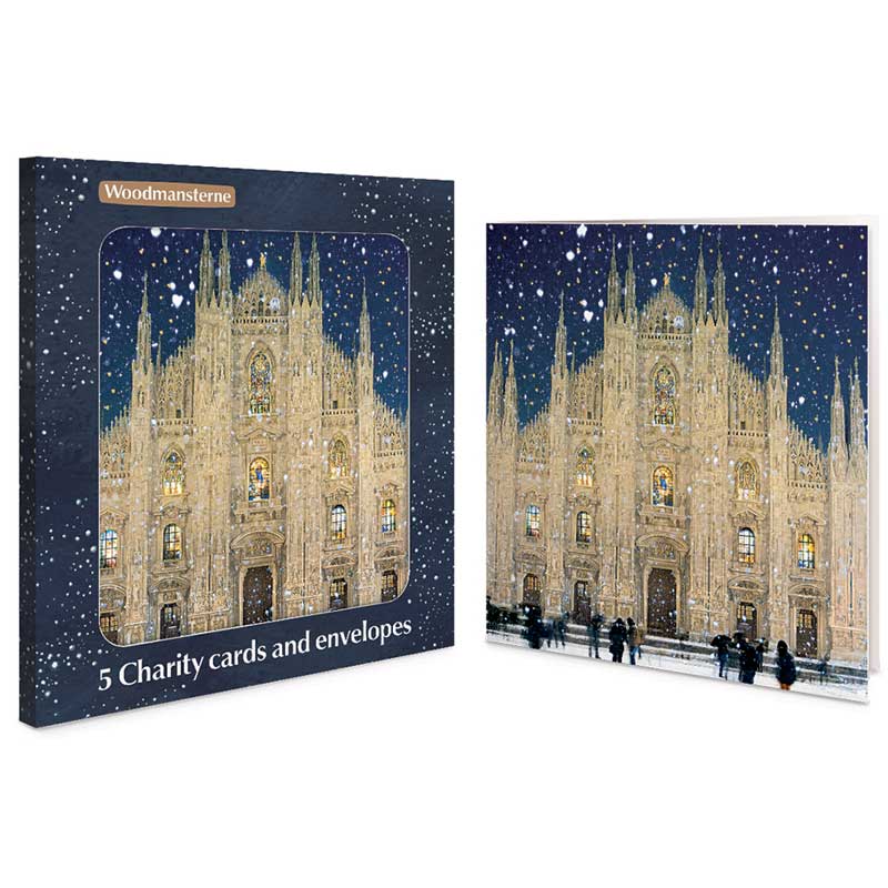 Woodmansterne Milan Cathedral Charity Christmas Cards (Pack of 5)