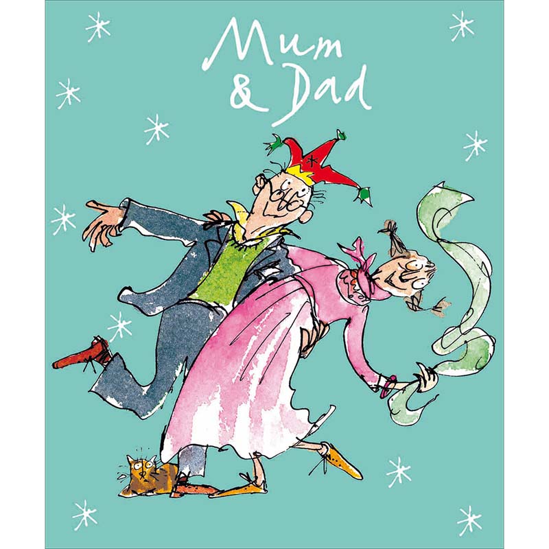 Woodmansterne Mum & Dad Dancing Christmas Card