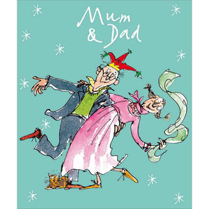 Woodmansterne Mum & Dad Dancing Christmas Card