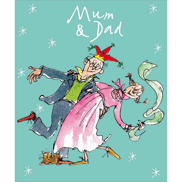Woodmansterne Mum & Dad Dancing Christmas Card