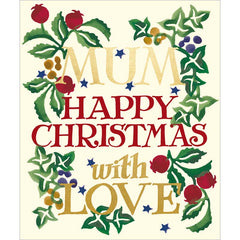 Woodmansterne Mum With Love Christmas Card