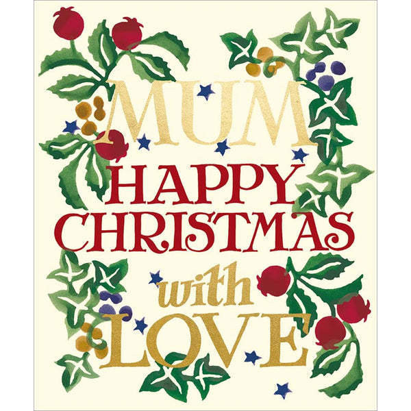 Woodmansterne Mum With Love Christmas Card