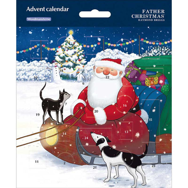 Woodmansterne Santa's Sleigh Paper Advent Calendar