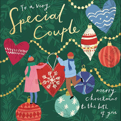 Woodmansterne Special Couple Giant Decorations Christmas Card