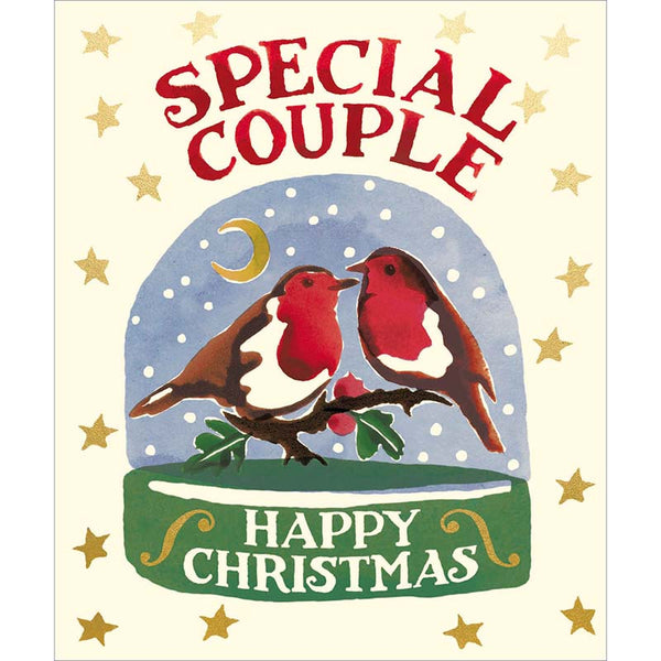 Woodmansterne Special Couple Robin Christmas Card