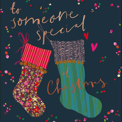 Woodmansterne Special Stockings Christmas Card