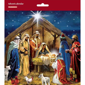 Woodmansterne To The Manger Paper Advent Calendar