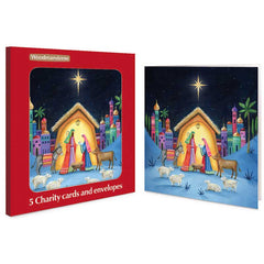 Woodmansterne To The Manger Charity Christmas Cards (Pack of 5)