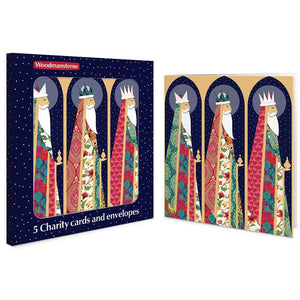 Woodmansterne We Three Kings Charity Christmas Cards (Pack of 5)