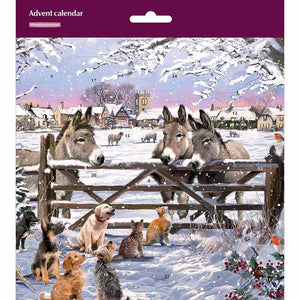 Woodmansterne Winter Friends Paper Advent Calendar