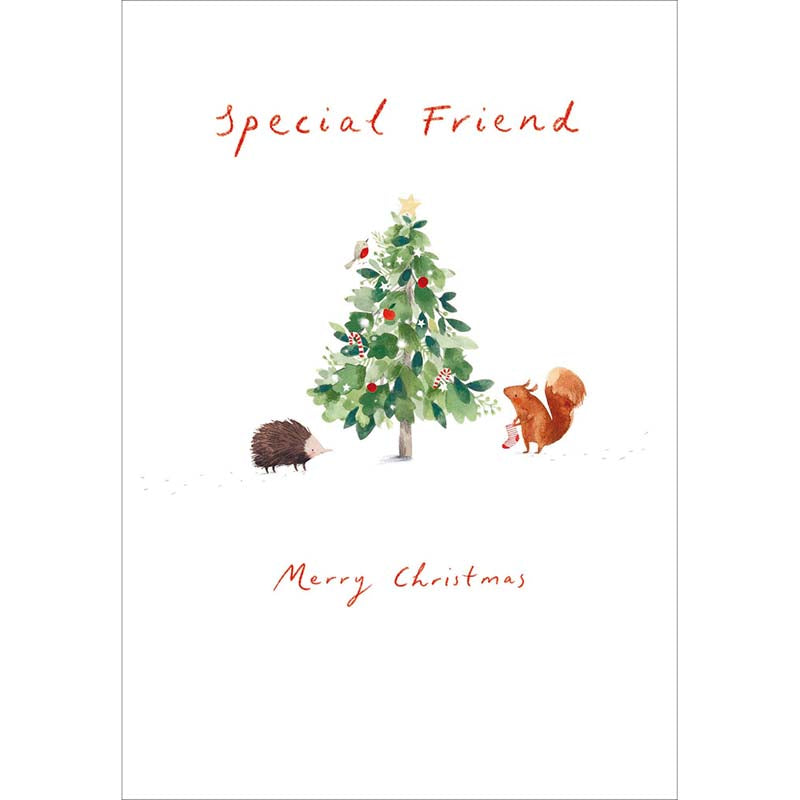 Woodmansterne Friend Festive Meeting Christmas Card