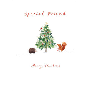 Woodmansterne Friend Festive Meeting Christmas Card