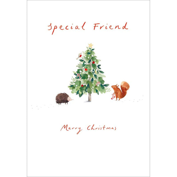 Woodmansterne Friend Festive Meeting Christmas Card