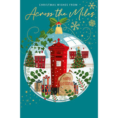 Words N Wishes Accross The Miles Postbox Christmas Card