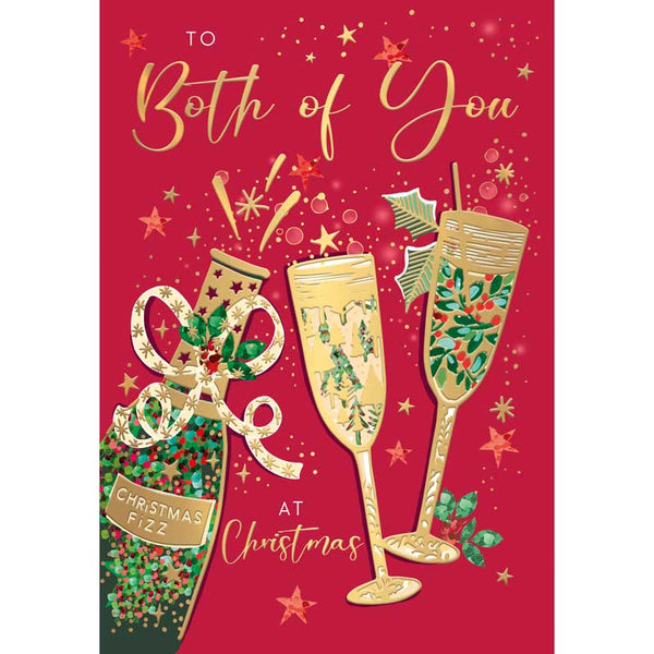 Words N Wishes Both Of You Flutes Christmas Card