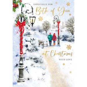 Words N Wishes Both Of You Christmas Card