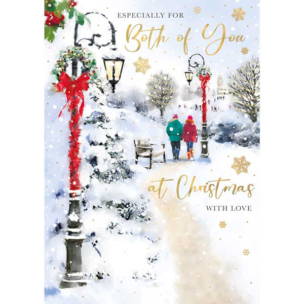 Words N Wishes Both Of You Christmas Card
