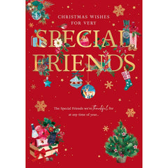 Words N Wishes Friends Icons Christmas Card