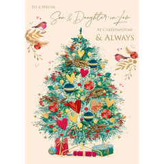 Words N Wishes Son & Daughter-In-Law Christmas Card