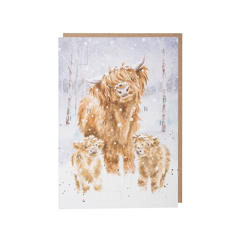 Wrendale Designs The Cattle Are Lowing Cows Advent Calendar Card