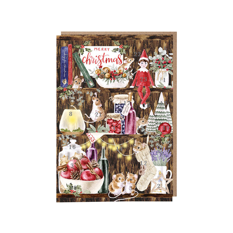 Wrendale Designs The Christmas Pantry Advent Calendar Card