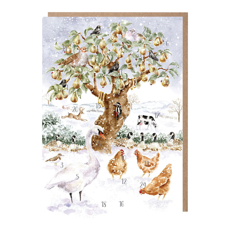 Wrendale Designs 12 Days Of Christmas Advent Calendar 
