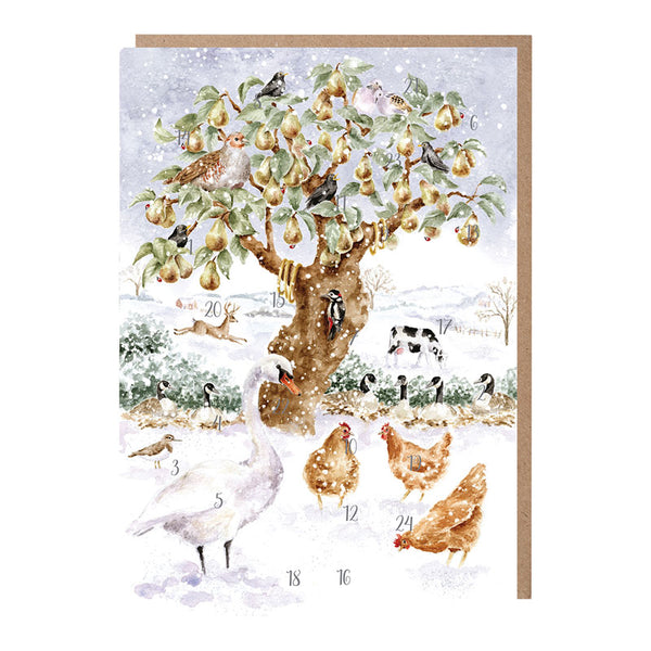 Wrendale Designs 12 Days Of Christmas Advent Calendar 
