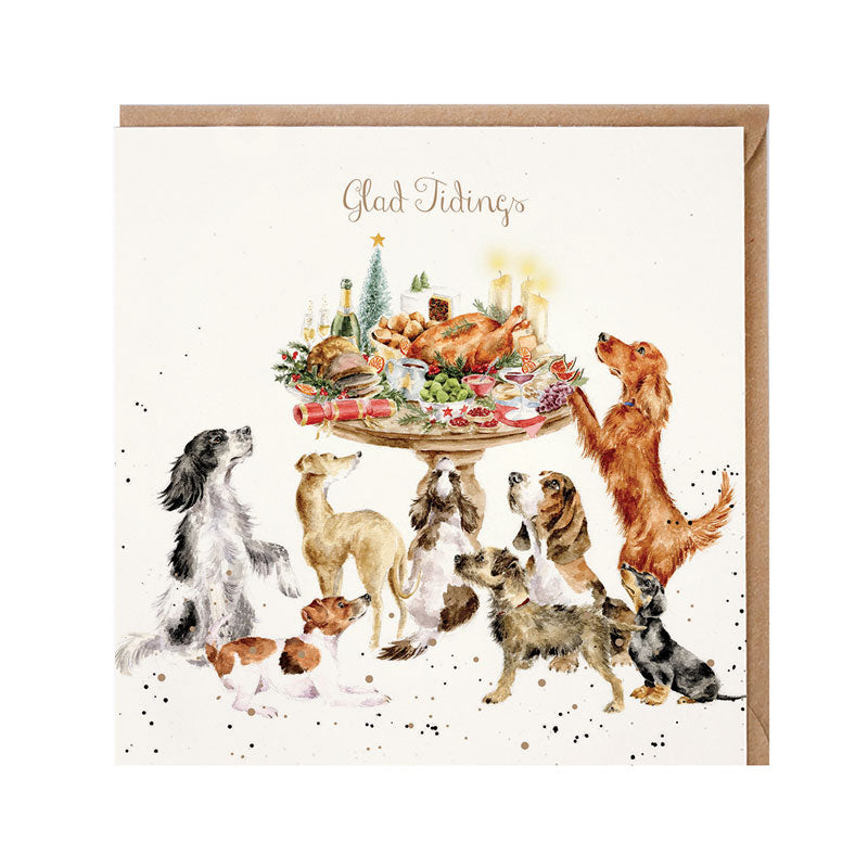 Wrendale Designs A Festive Feast Christmas Card