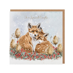 Wrendale Designs Berries & Whispers Christmas Card