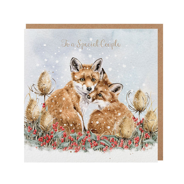 Wrendale Designs Berries & Whispers Christmas Card